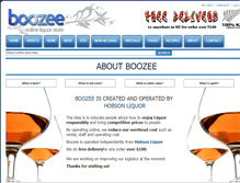Tablet Screenshot of boozee.co.nz